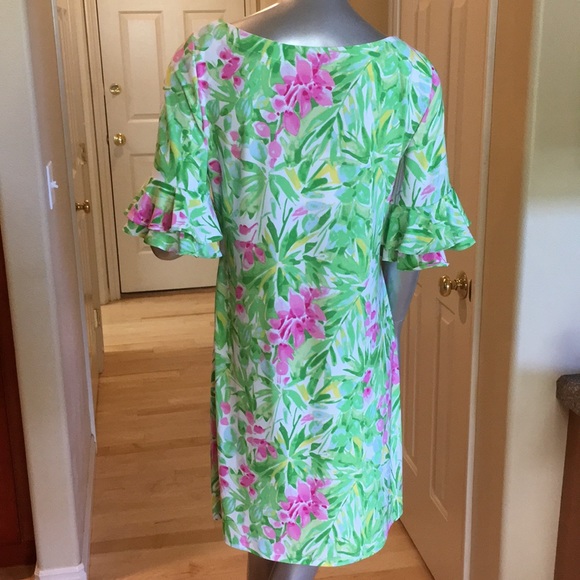 Pappagallo Erika Dress Parrot Green - Picture 3 of 9